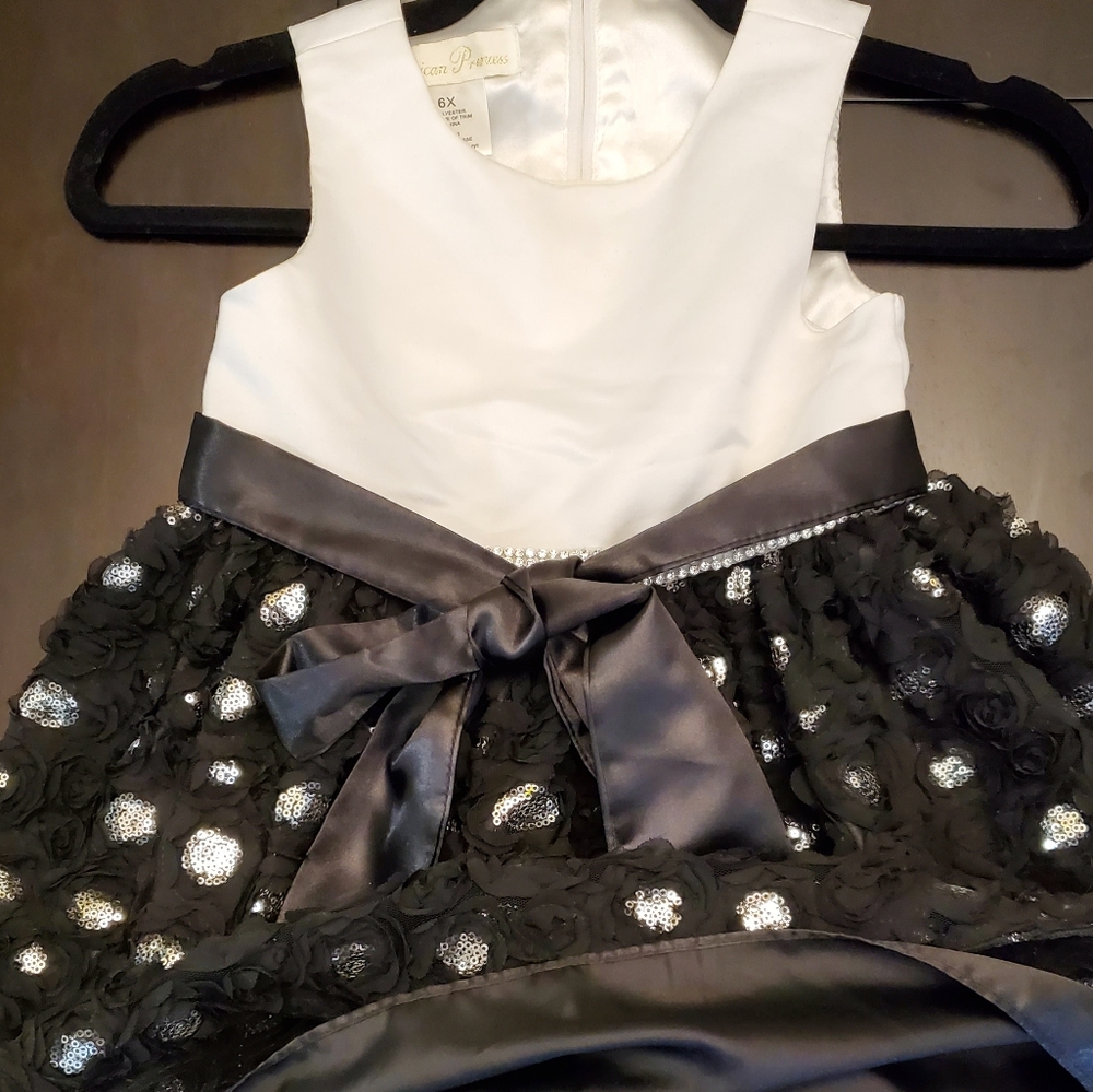 American Princess Sequence Girls Dress - Picture 6 of 8